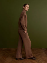 Varley The Wide Leg Pant 30" - Golden Bronze Marl