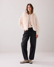 Summum Woman Afghan Faux Fur Gilet - Ivory