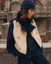 Summum Woman Boucle Wool Mix Gilet - Midnight Blue