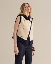 Summum Woman Boucle Wool Mix Gilet - Midnight Blue