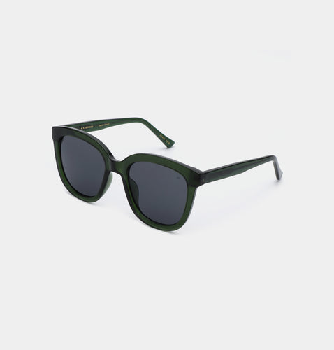 A.Kjærbede Billy Sunglasses - Dark Green Transparent