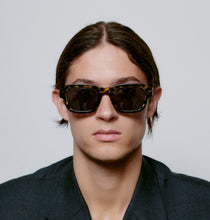 A.Kjærbede Halo Sunglasses - Black/Yellow Tortoise