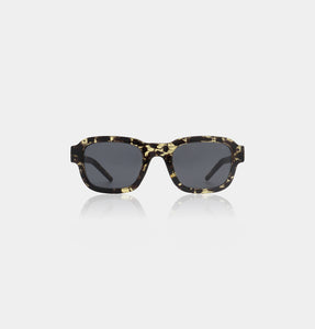 A.Kjærbede Halo Sunglasses - Black/Yellow Tortoise