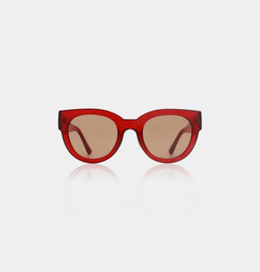 A.Kjærbede Lily Sunglasses - Red Transparent