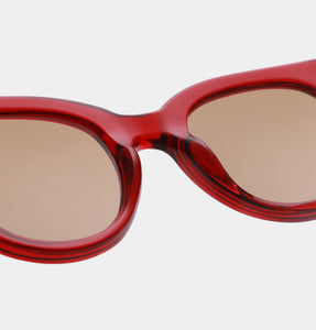 A.Kjærbede Lily Sunglasses - Red Transparent