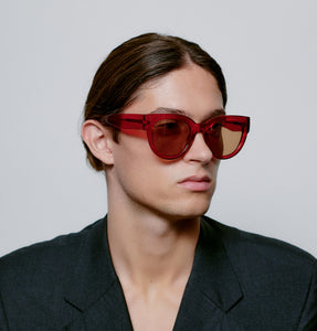 A.Kjærbede Lily Sunglasses - Red Transparent