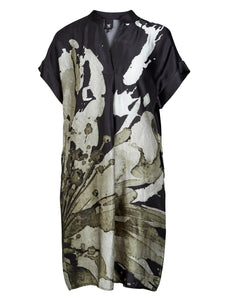 Nu Denmark Abbi Tunic Dress - Army Mix