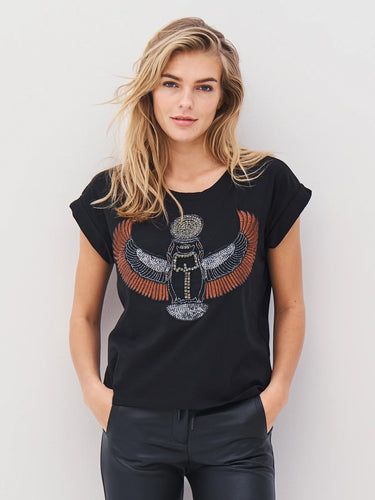 Nu Denmark Alisa Tee - Brown Mix