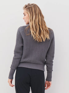 Nu Denmark Anja Blouse Knit - Grey Mix