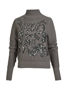 Nu Denmark Anja Blouse Knit - Grey Mix