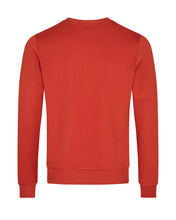 Mos Mosh Mens Abel Crew Neck Sweatshirt - Burned Orange