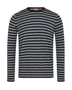 Mos Mosh Mens Adam Stripe Knit - Black