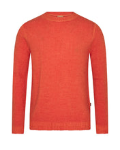 Mos Mosh Mens Laporte Crew Knit - Burned Orange