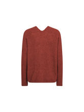 Mos Mosh Thora V Neck Jumper - Garnet