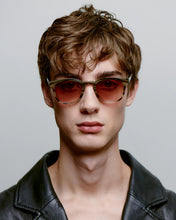 A.Kjaerbede Bate Sunglasses - Striped Horn