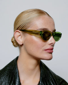 A.Kjaerbede Winnie Sunglasses - Light Olive