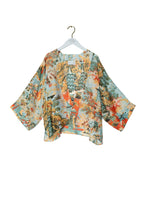 One Hundred Stars China Tree Kimono - Aqua