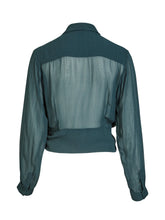 Nu Denmark Billie Shirt - Petrol Green Mix