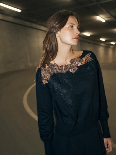 Nu Denmark Bobbi Blouse Knit - Black