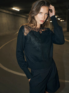 Nu Denmark Bobbi Blouse Knit - Black