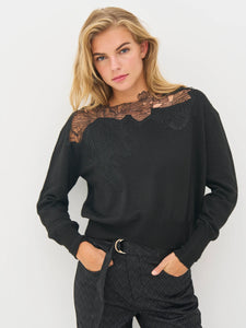 Nu Denmark Bobbi Blouse Knit - Black