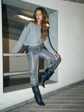 Nu Denmark Bodil Blouse Knit - Iron Grey