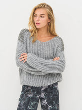 Nu Denmark Bodil Blouse Knit - Iron Grey