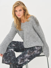 Nu Denmark Bodil Blouse Knit - Iron Grey