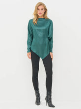 Nu Denmark Boel Blouse - Petrol Green