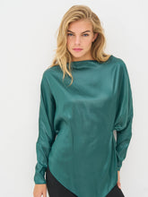 Nu Denmark Boel Blouse - Petrol Green