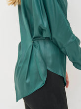 Nu Denmark Boel Blouse - Petrol Green