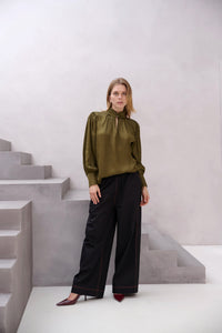 BRDR Lina Blouse - Military Green