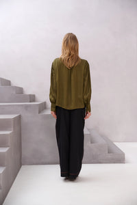 BRDR Lina Blouse - Military Green