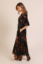 Traffic People Burnout Millie Dress - Black