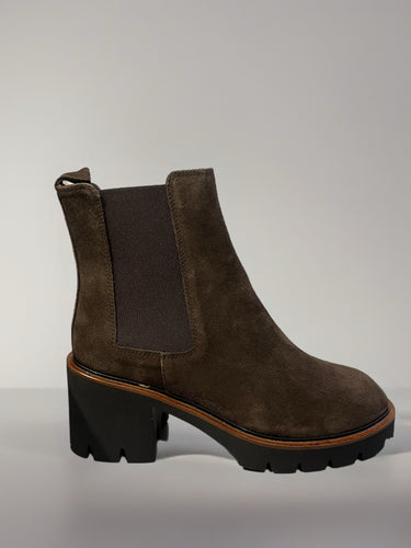 Donna Lei Ali Suede Boot - Chocolate Brown