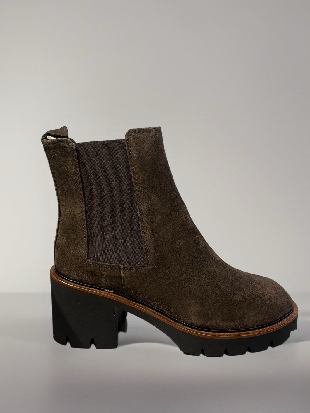 Donna Lei Ali Suede Boot - Chocolate Brown