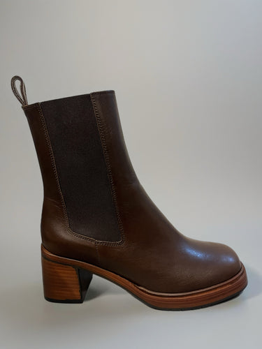 Donna Lei Mino Ankle Boot - Chocolate Brown
