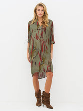 Nu Denmark Cilje Tunic Dress - Army Mix
