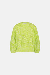 Fabienne Chapot Suzy 3/4 Sleeve Pullover - Lovely Lime