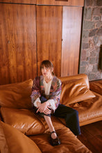 One Hundred Stars Crane Kimono - Plum