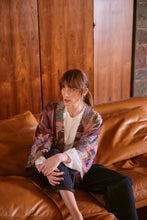 One Hundred Stars Crane Kimono - Plum