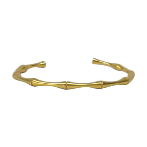 Ibu Jewels Bamboo Bangle Bracelet - Gold