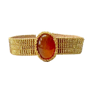 Ibu Jewels Bamboo Jules Bracelet - Carnelian