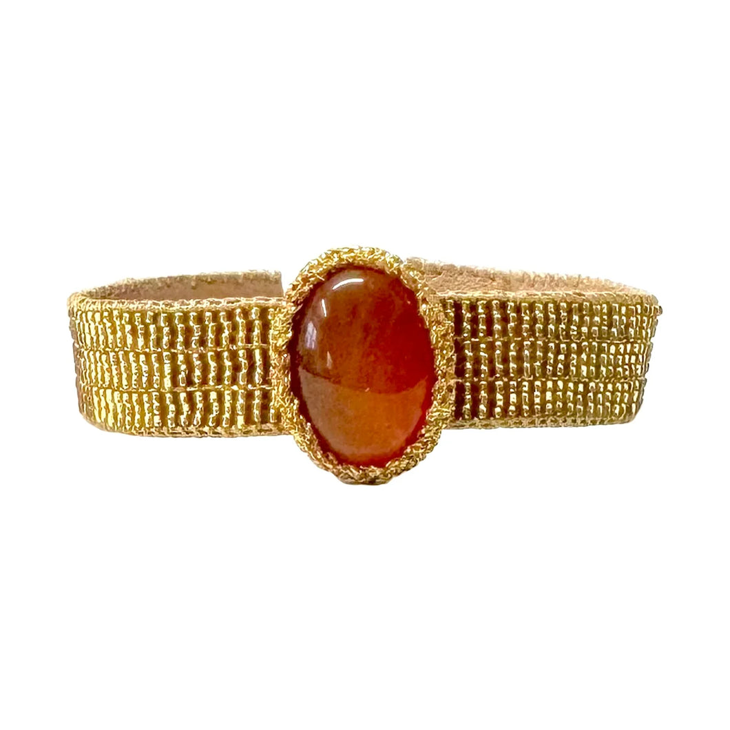 Ibu Jewels Bamboo Jules Bracelet - Carnelian