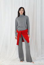 TWNS The Label Ellis Turtleneck Sweater - Mottled Grey