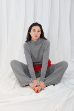 TWNS The Label Ellis Turtleneck Sweater - Mottled Grey