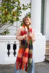 Libby Loves Lennie Scarf - Red