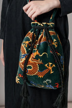 One Hundred Stars Tassel Bag - Dragon Green