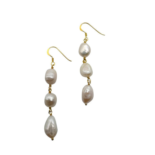 Ibu Jewels Bora Earring - Pearl