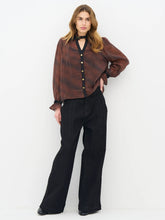 Nu Denmark Erica Shirt - Burgundy Mix